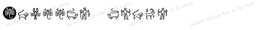 Eileens Zodiac字体转换